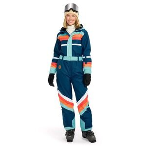 Tipsy Elves Bluebird Snow Suits for Women Insulated Ski Suit $299rt Size M